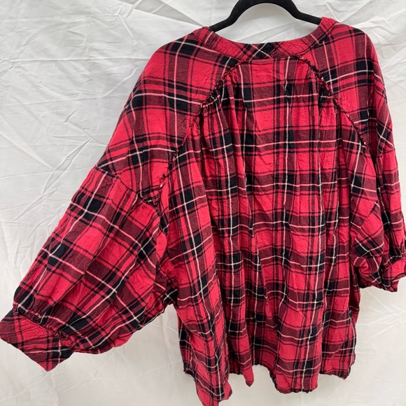 Free People Not Your Boyfriend’s Plaid Tunic - Picture 5 of 5